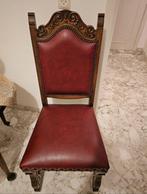 4x Chaise salle à manger Vintage, Maison & Meubles, Rouge, Vintage, Comme neuf, Enlèvement