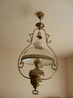 Plafondlamp vintage, Huis en Inrichting, Lampen | Plafondlampen, Ophalen of Verzenden, Gebruikt, Glas