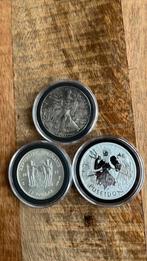 3 pièces de 1 oz, Enlèvement ou Envoi, Argent