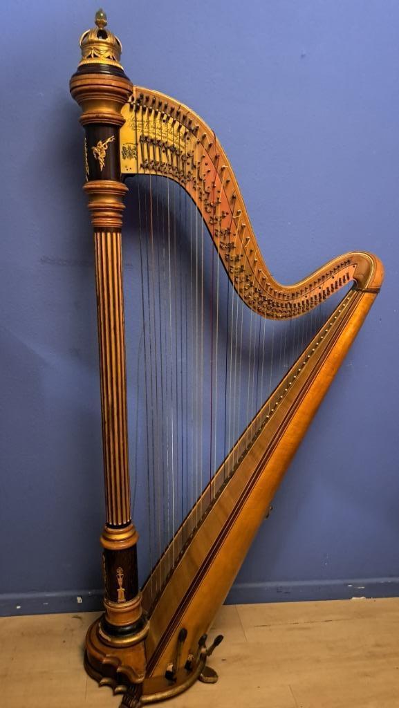 Oude harp Sebastian en Pierre Erard, Muziek en Instrumenten, Snaarinstrumenten | Harpen, Gebruikt, Ophalen