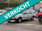 Volvo 740 2.3 GL cultauto, youngtimer, ideale gezinsauto, Auto's, Lichtmetalen velgen, 116 pk, Wit, Bedrijf
