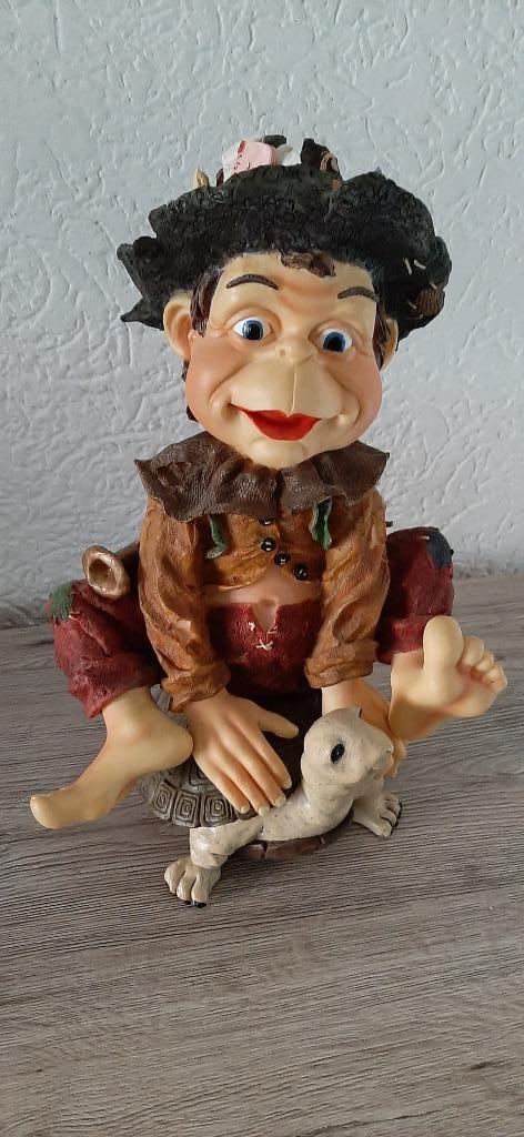 Laven Efteling Luttel de postbode op zijn schildpad, Verzamelen, Efteling, Zo goed als nieuw, Beeldje of Poppetje, Ophalen of Verzenden