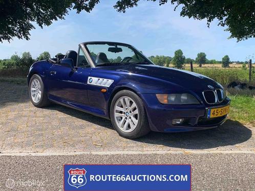 BMW Z3 Cabriolet| Route 66 auctions, Auto's, Oldtimers, Bedrijf, Te koop, Lederen bekleding, BMW, Benzine, Overige carrosserie