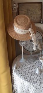 Chapeau dame en paille, Kleding | Dames, Hoeden en Petten, Ophalen, Zo goed als nieuw, Hoed