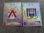 PANINI FOOTBALL 2010 2X STICKERS BADGES ANDERLECHT KVK, Verzenden, Nieuw