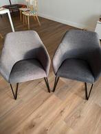 Stoelen IKEA TOSSBERG set , chair dark grey, Donkergrijs, Huis en Inrichting, Stoelen, Ophalen, Gebruikt, Grijs, Twee