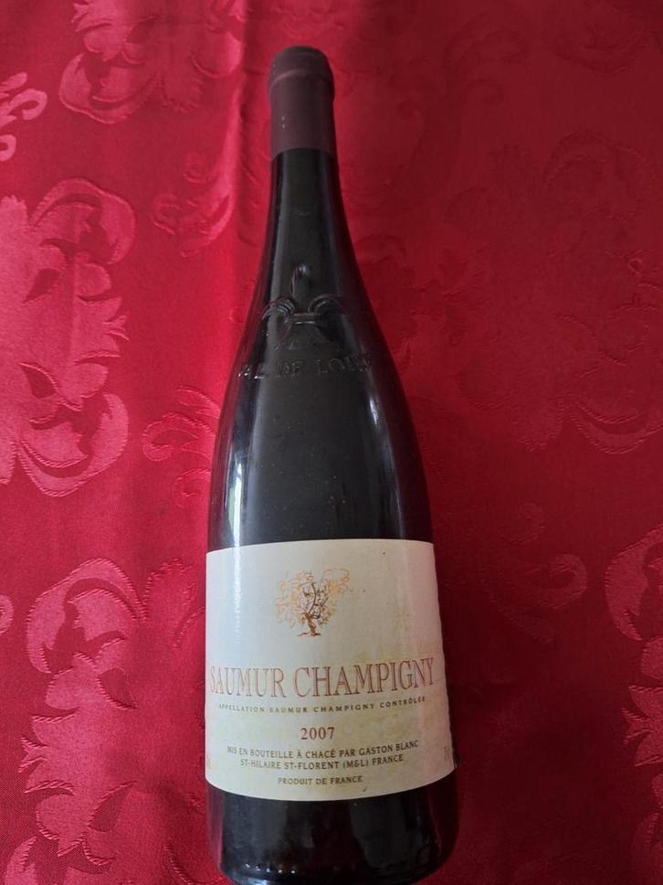Saumur Champigny 2007, appellation Saumur Champigny contrôlé, Collections, Vins, Neuf, Vin rouge, France, Enlèvement