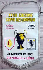 Standard Luik Standard de Liège - Juventus 1982 unieke vlag, Verzamelen, Ophalen of Verzenden, Zo goed als nieuw, Vaantje of Sjaal
