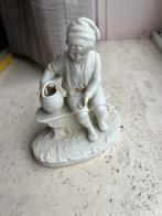 Biscuit beeld jongen op bankje, Ophalen, Gebruikt