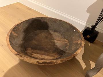 Grote houten schaal NIEUW Aura Peeperkorn, Neuf, Enlèvement, Bois, Balance