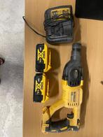 DeWalt 18V XR accu boorhamer + 2 accu 5A + lader, Doe-het-zelf en Bouw, Gereedschap | Boormachines, Ophalen, Boor- en/of Breekhamer