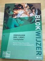 kinesiologie vaardigheden (deel 1) Handboek, Nieuw, Ophalen of Verzenden, Hoger Onderwijs