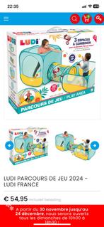 LUDI parcours de jeu pour enfants +2 ans , prix : 10€, Enlèvement ou Envoi, Comme neuf
