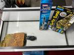 Schildpad aquarium + drijfeiland + verwarmer 150W., Dieren en Toebehoren, Reptielen en Amfibieën | Toebehoren, Ophalen, Gebruikt
