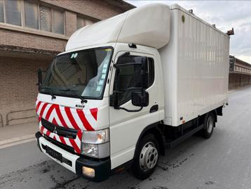 Mitsubishi Canter Fuso 2015 avec Caisse+Hayon 97000 km!, Autos, Euro 5, Achat, Entreprise, FUSO
