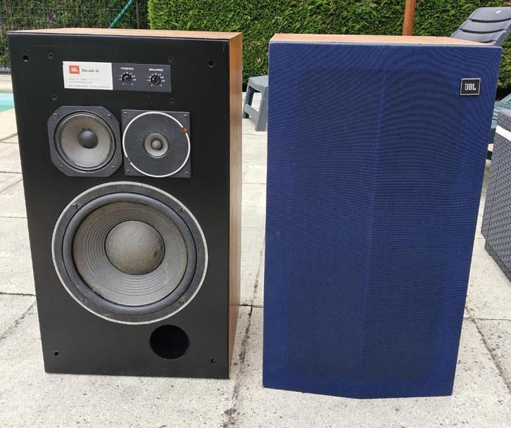 JBL L36, gereviseerd, als nieuw, TOP geluid, Audio, Tv en Foto, Luidsprekerboxen, Refurbished, Front, Rear of Stereo speakers