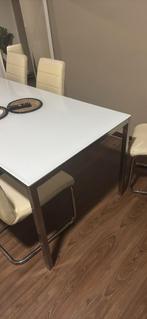 Salon tafel met 6 stoelen, Antiek en Kunst, Ophalen