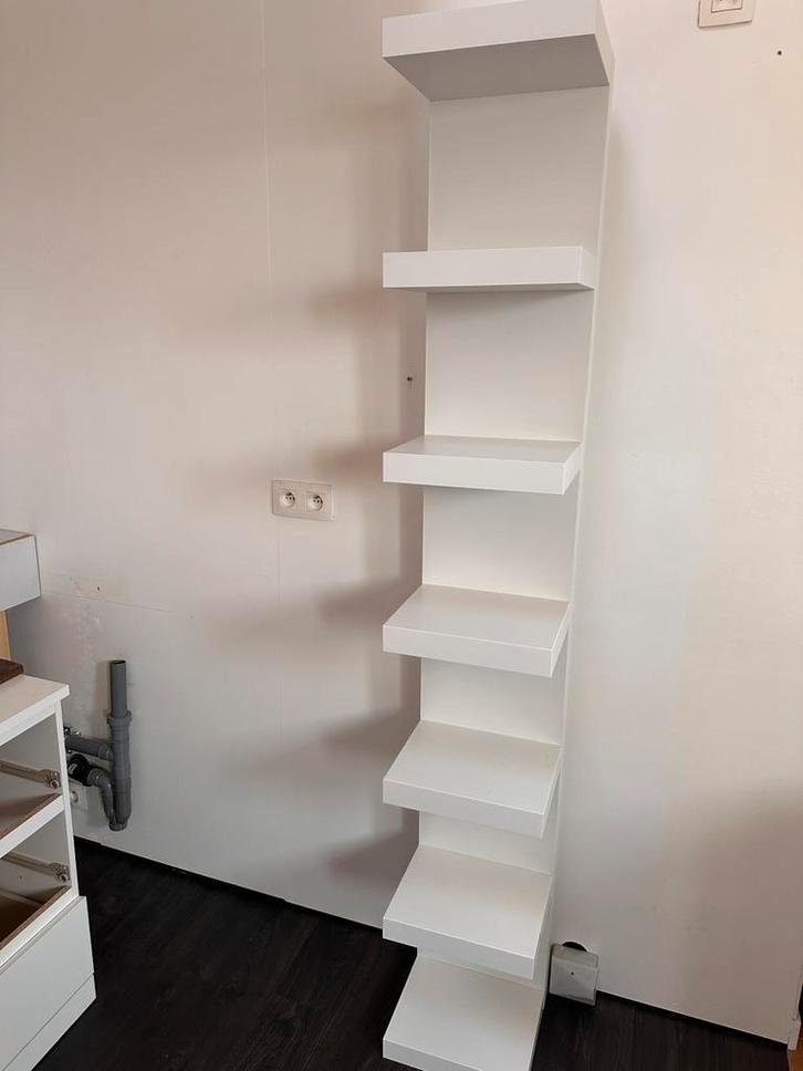 Wandrek LACK (ikea/wit), Huis en Inrichting, Woonaccessoires | Wandplanken en Boekenplanken, Zo goed als nieuw, Ophalen