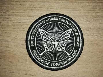 Friends Of Tomorrowland Politie Zone Rupel Patch, Collections, Enlèvement ou Envoi, Utilisé