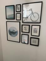 Fotolijsten IKEA (RöDALM) met posters erin, Ophalen, Zo goed als nieuw