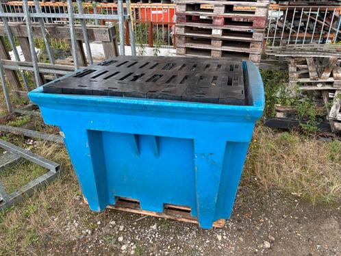 PE opvangbak / Lekbak voor 1 IBC container met rooster, Doe-het-zelf en Bouw, Overige Doe-Het-Zelf en Bouw, Gebruikt, Ophalen
