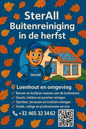 SterAll – Jouw schoonmaakpartner binnen en buiten beschikbaar voor biedingen