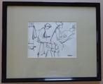 ALBERT DE DEKEN / ACADEMIE A'PEN / ORIGINEEL / 43x54cm KADER, Ophalen of Verzenden