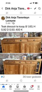 Teak houten dressoir, Ophalen
