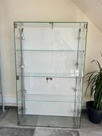 Vitrine kasten, Huis en Inrichting, Kasten | Vitrinekasten, Ophalen, Zo goed als nieuw, Glas