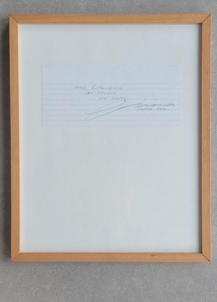 Eugène Brands - Gesigneerd citaat "Panta Rhei", Antiek en Kunst, Kunst | Overige Kunst, Verzenden