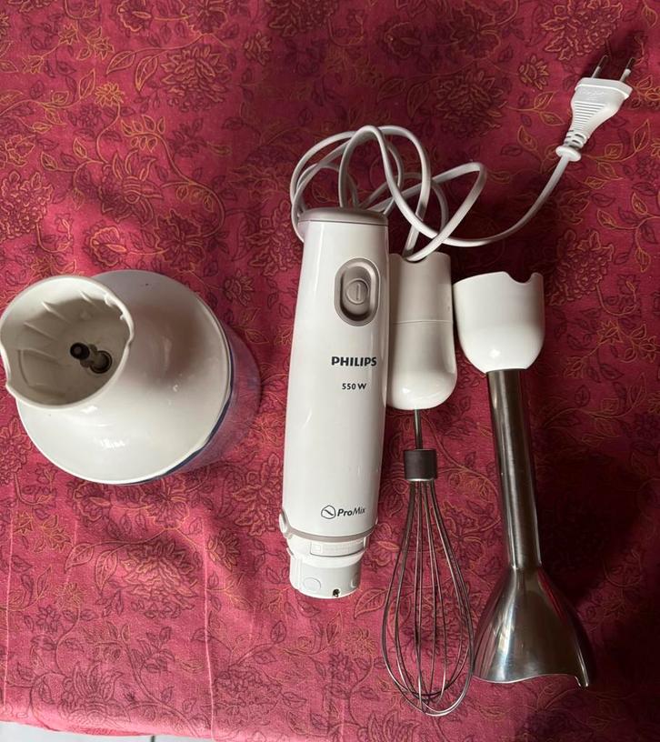 Philips Staafmixer ProMix — 550 W — Zero Goede Staat, Elektronische apparatuur, Overige elektronische apparatuur, Gebruikt, Ophalen of Verzenden