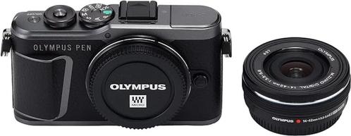 Olympus Pen E-PL10 Systeemcamera Kit, Zwart, TV, Hi-fi & Vidéo, Appareils photo numériques, Neuf, Compact, Olympus, Enlèvement