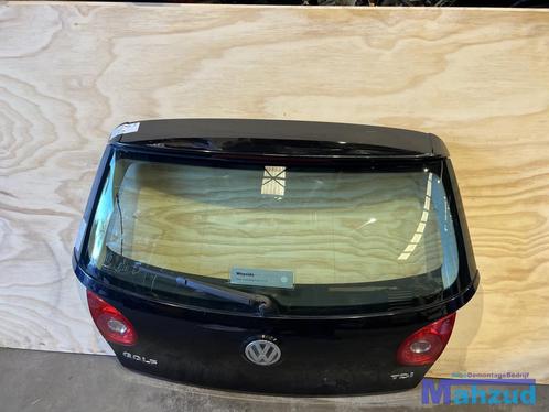 VW GOLF 5 Zwart LC9Z Achterklep compleet 2004-2009, Auto-onderdelen, Carrosserie, Deur, Volkswagen, Achter, Gebruikt