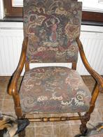 Fauteuil en bois style Louis XIV, Espagnol, Antiek en Kunst, Ophalen