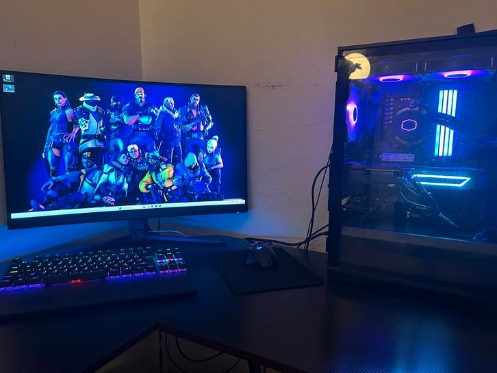 PC Gamer Ryzen 7 5700X + RTX 4070, Informatique & Logiciels, Ordinateurs de bureau, Comme neuf, 3 à 4 Ghz, SSD, 32 GB, Avec carte vidéo