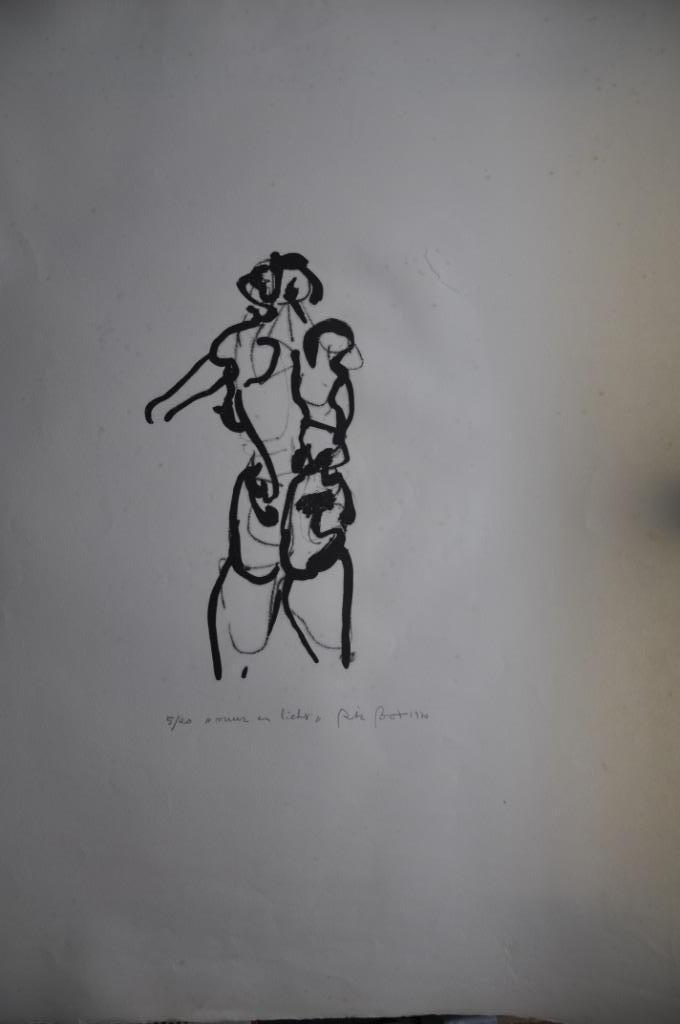 Rik Poot "Vuur en licht" Litho, Antiek en Kunst, Kunst | Tekeningen en Fotografie, Ophalen of Verzenden