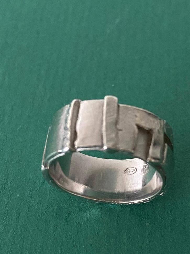 Bague Nico Taeymans en argent sterling, Bijoux, Sacs & Beauté, Bagues, Neuf, Femme, Plus petit que 17, Argent, Argent, Enlèvement ou Envoi