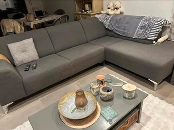 Hoek salon afhalen in scherpenheuvel, Huis en Inrichting, Ophalen, 250 tot 300 cm, Gebruikt, Hoekbank