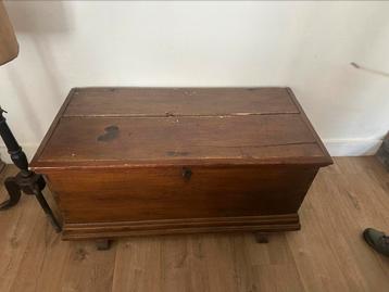 Mooie antieke hutkoffer, 100 à 150 cm, Enlèvement, Utilisé, 50 à 75 cm