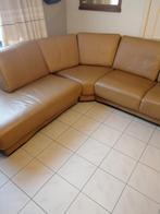 Lederen hoeksalon, Huis en Inrichting, Zetels | Complete zithoeken, Ophalen, Gebruikt