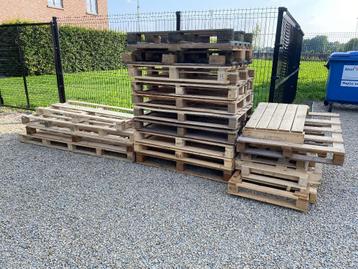 Gratis 20-tal houten paletten  beschikbaar voor biedingen