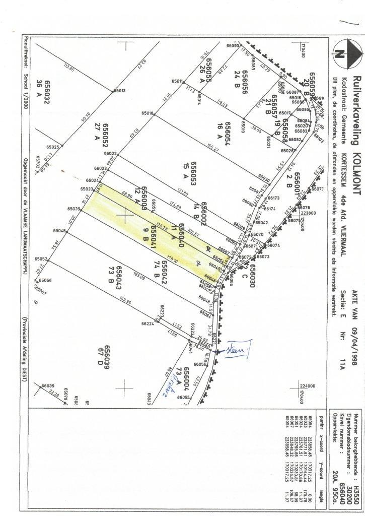 IMMO landbouwgronden Kortessem, Immo, Gronden en Bouwgronden, 1500 m² of meer, Verkoop zonder makelaar