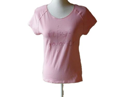 (93) - tee shirt femme t.XS rose - decathlon -, Kleding | Dames, T-shirts, Zo goed als nieuw, Maat 34 (XS) of kleiner, Roze, Korte mouw