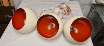 retro space age hanglamp Frandsen metaal xl stukprijs beschikbaar voor biedingen