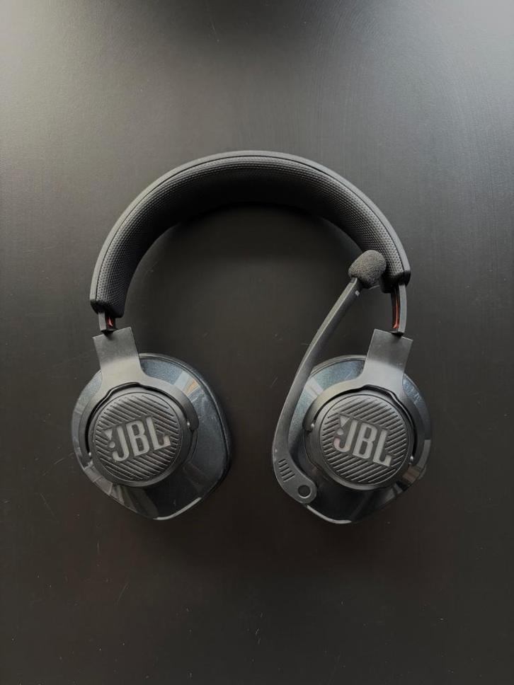 Casque JBL Quantum 400, Computers en Software, Headsets, Refurbished, Over-ear, Bedraad, Gaming headset, Inklapbare microfoon