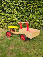 Houten bakfiets/loopfiets voor kinderen tem +- 4 jaar, Ophalen, Zo goed als nieuw, Loopfiets