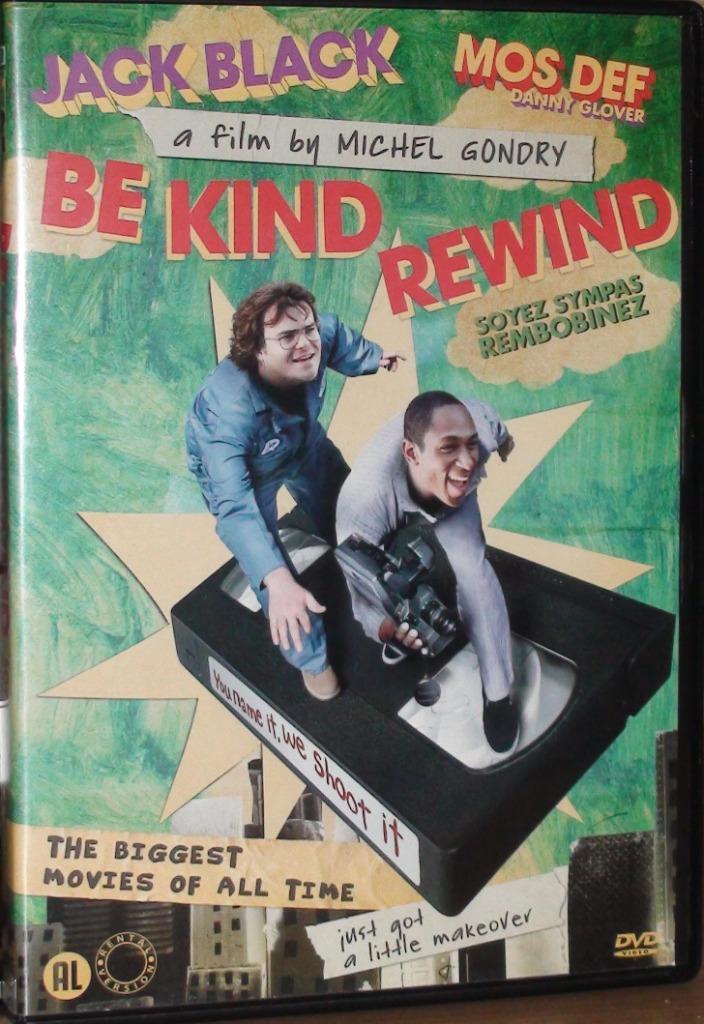 dvd be kind rewind, Cd's en Dvd's, Dvd's | Komedie, Overige genres, Ophalen of Verzenden