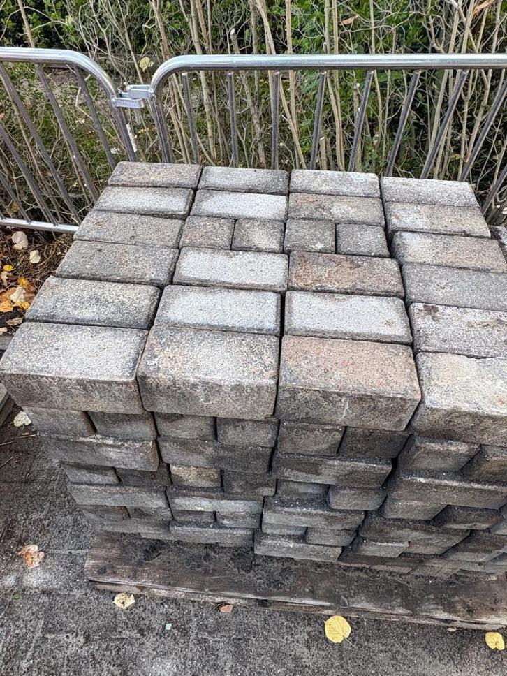 4m2 betonklinkers, Tuin en Terras, Tegels en Klinkers, Gebruikt, Klinkers, Beton, 5 tot 10 m², Ophalen