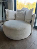 Mooie, recente zetel met poef te koop, Huis en Inrichting, Zitzakken, Ophalen, Zo goed als nieuw