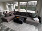 Moderne zetel met twee longchairs – 3,60m breed – te koop, Ophalen, Zo goed als nieuw